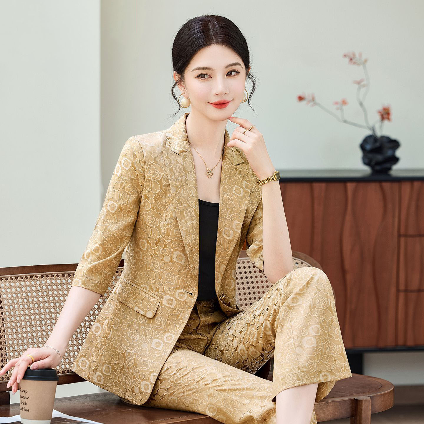 Women Formal Wear Blazers - Novo Conjunto Feminino Elegante de Blazer