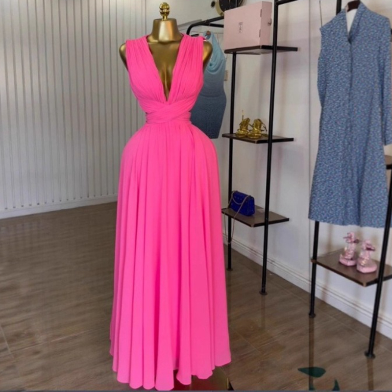 Formal Wear Gowns For Women - Mulheres vestido longo vestidos de praia