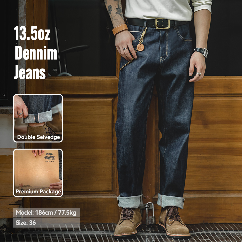 Levis Jeans 501 - Maden vintage 13.5oz ourela pesada jeans