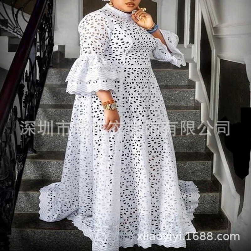 Formal Wear Gowns For Women - Vestido branco feminino manga alargamento o
