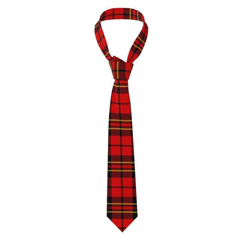 Women Formal Wear With Tie - Gravata Masculina de Tartan Escocês Macalpine,