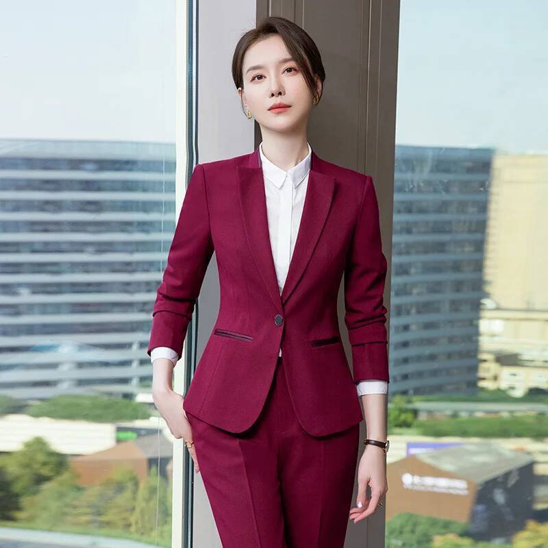 Women'S Formal Wear Pantsuits - Senhoras escritório trabalho wear ternos formais
