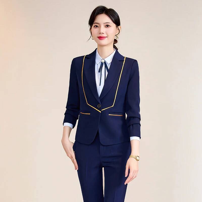 Women'S Formal Wear Pantsuits - Senhoras escritório trabalho wear ternos formais