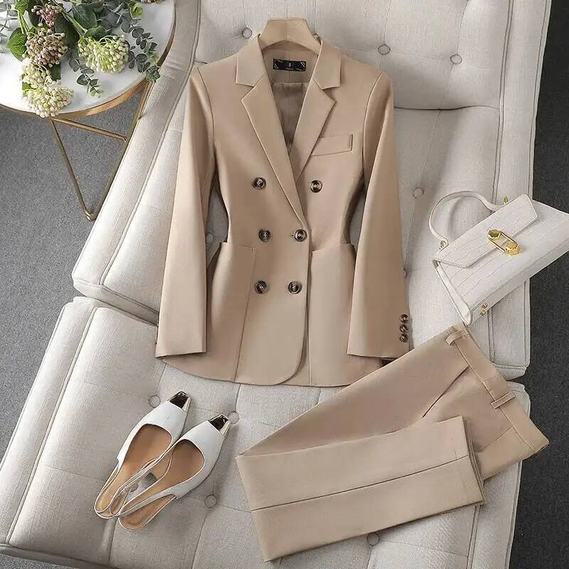 Women'S Formal Wear Pantsuits - Ternos formais femininos de negócios com