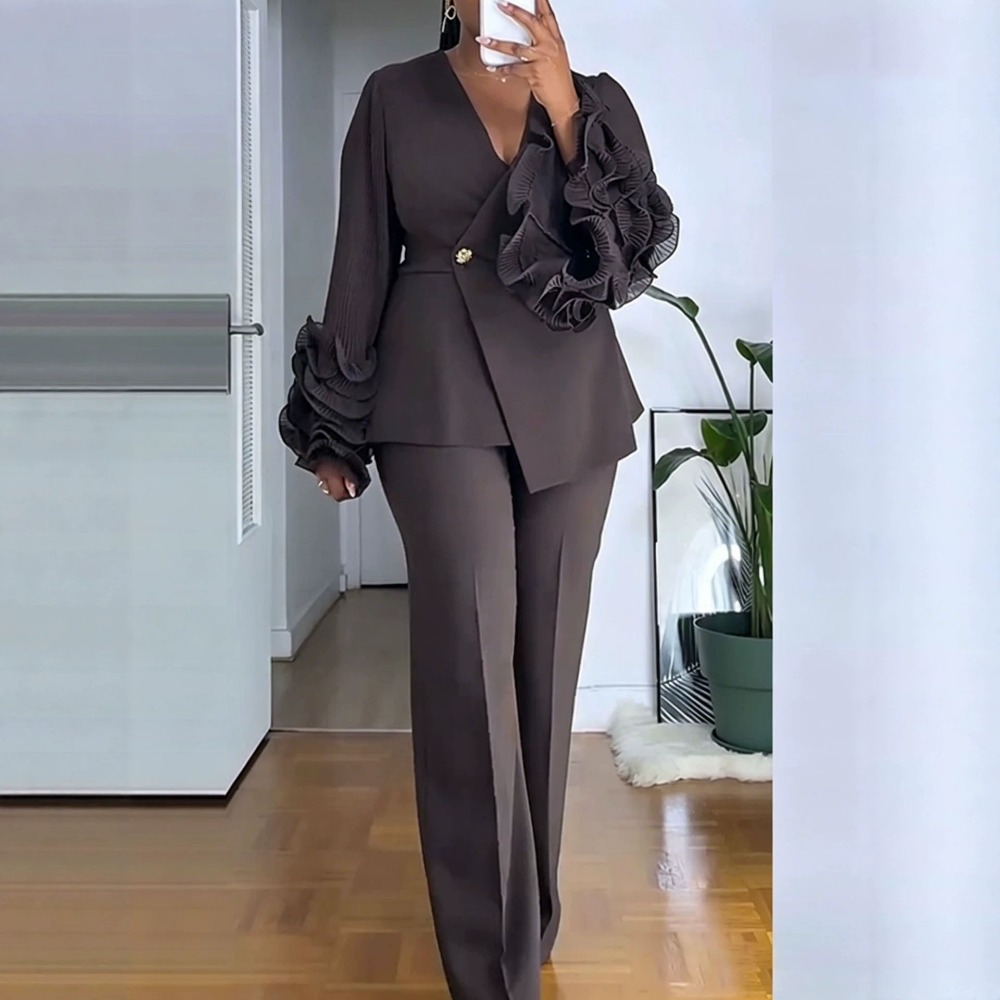 Female Formal Wear - Conjunto feminino de 2 peças, blazer