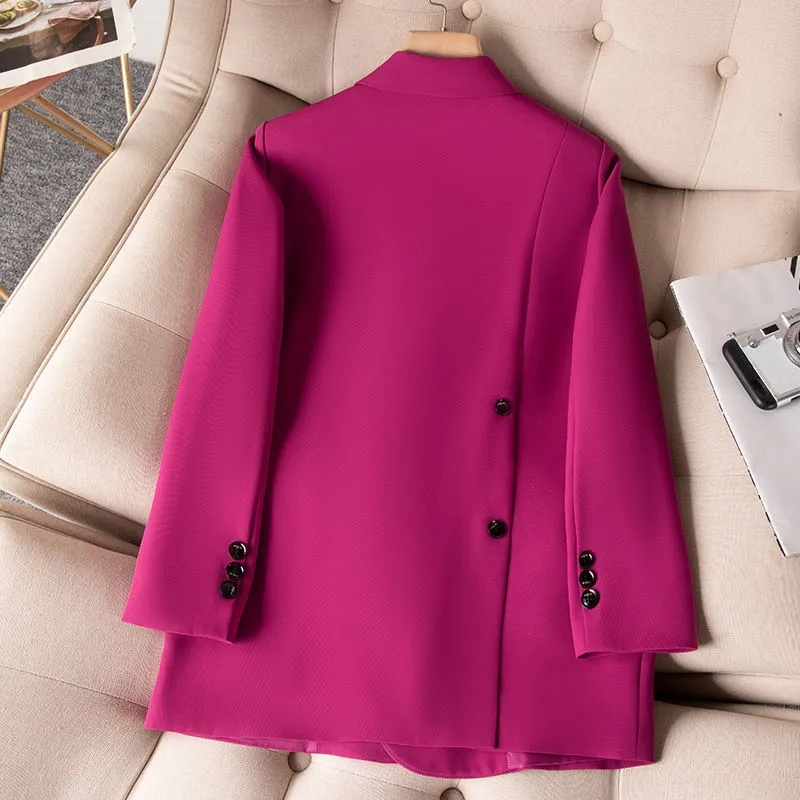 Women Formal Wear Blazers - Blazers formais para mulheres, manga comprida,