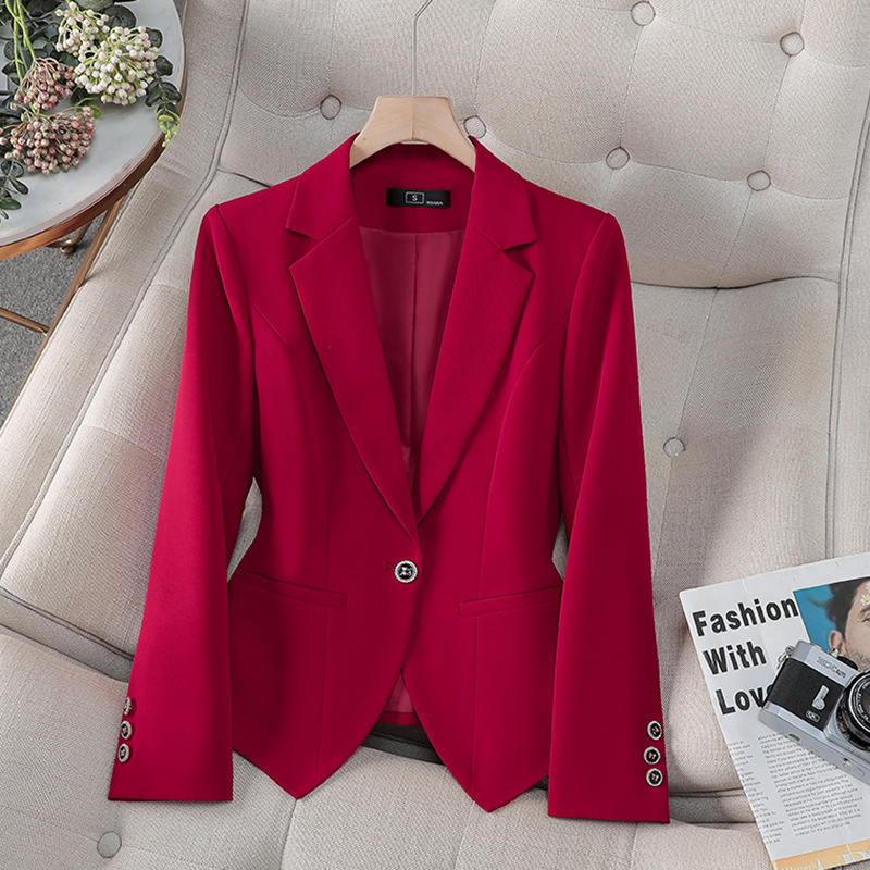 Novo Blazer Feminino Formal da - Women Formal Wear Blazers avaliação e preço
