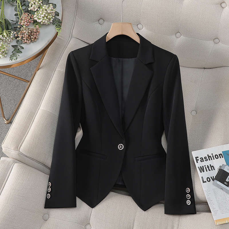 Novo Blazer Feminino Formal da - Women Formal Wear Blazers avaliação e preço