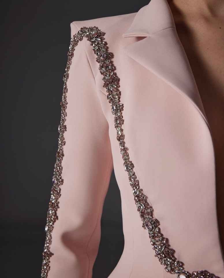 Conjuntos de Vestido Blazer pa - Women Formal Wear With Tie avaliação e preço