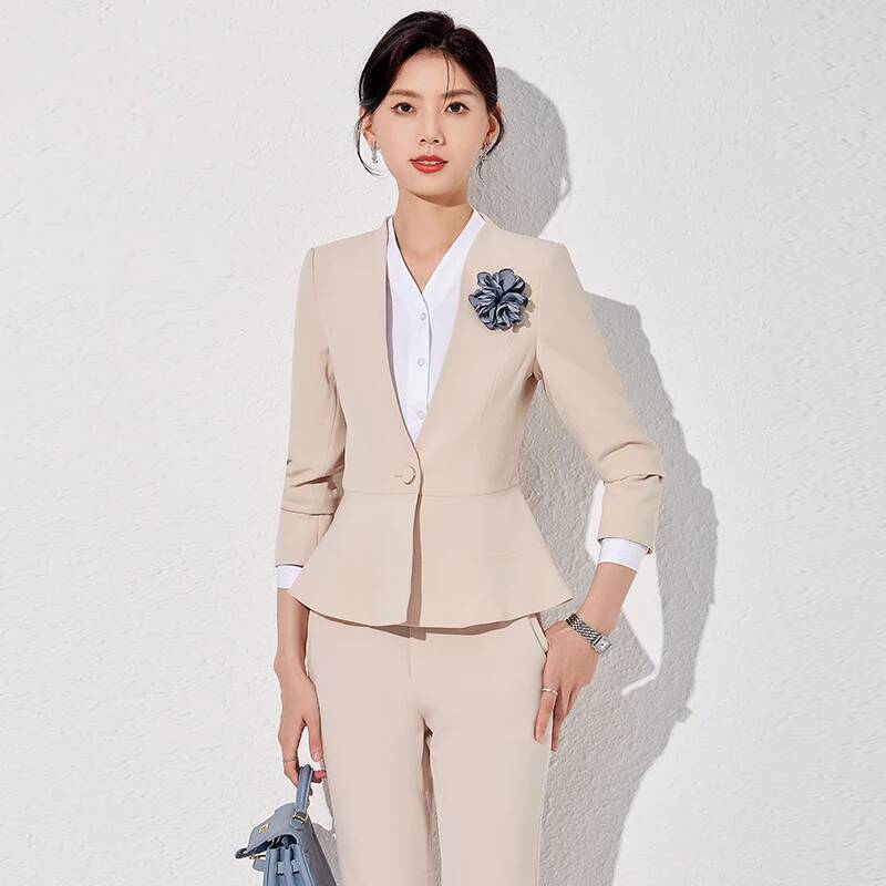 Estilos uniformes formais mulh - Women'S Formal Wear Pantsuits avaliação e preço