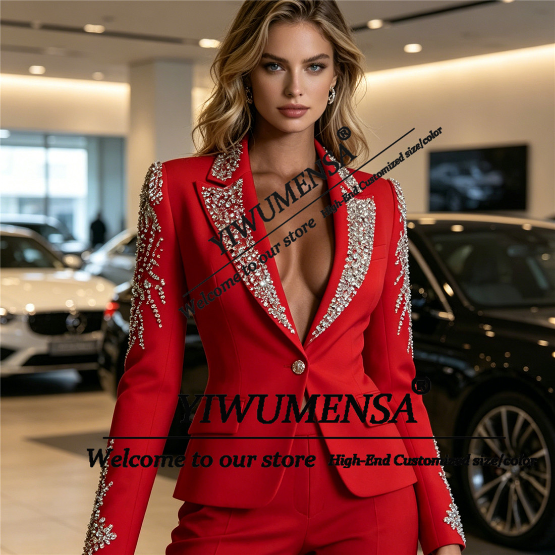 Conjuntos de Luxo Femininos de - Women Formal Wear Blazers avaliação e preço