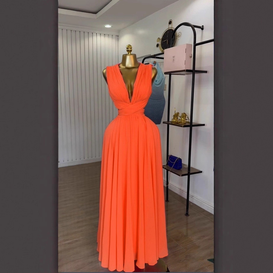 Mulheres vestido longo vestido - Formal Wear Gowns For Women avaliação e preço