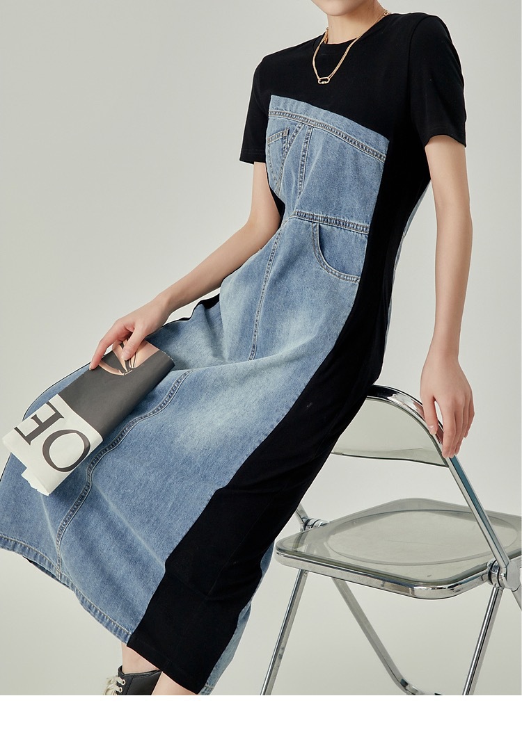 Vestido jeans feminino vestido - Formal Wear Gowns For Women avaliação e preço