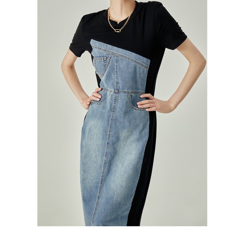 Vestido jeans feminino vestido - Formal Wear Gowns For Women avaliação e preço
