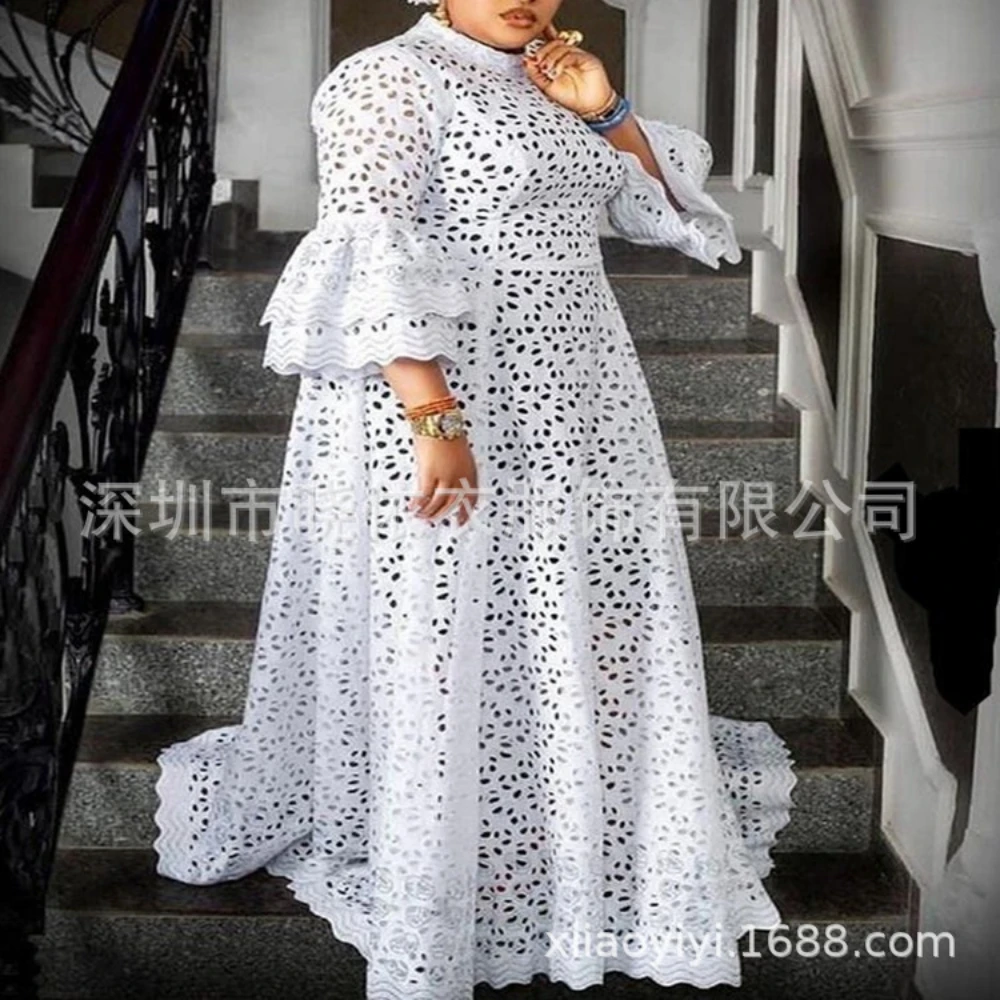Vestido branco feminino manga  - Formal Wear Gowns For Women avaliação e preço
