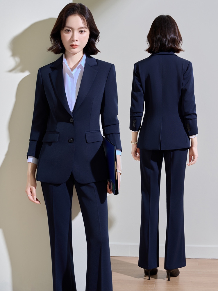 Terno profissional azul marinh - Women'S Formal Wear Pantsuits avaliação e preço