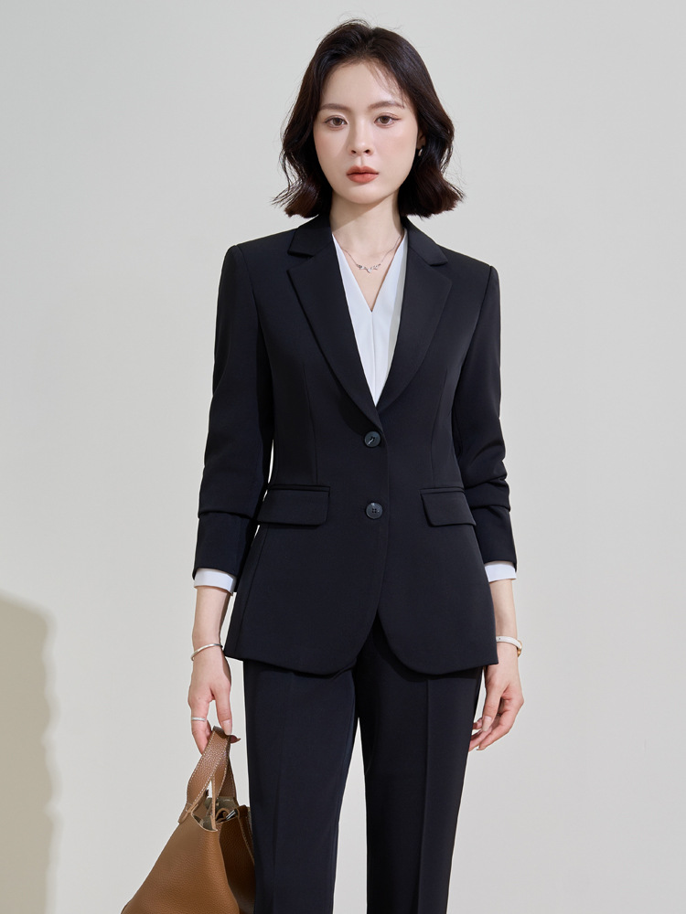 Terno profissional azul marinh - Women'S Formal Wear Pantsuits avaliação e preço