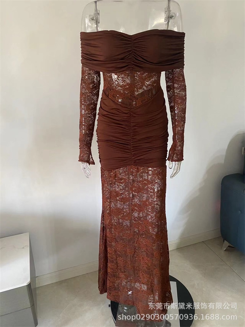 Sexy renda sereia vestido de b - Formal Wear Gowns For Women avaliação e preço