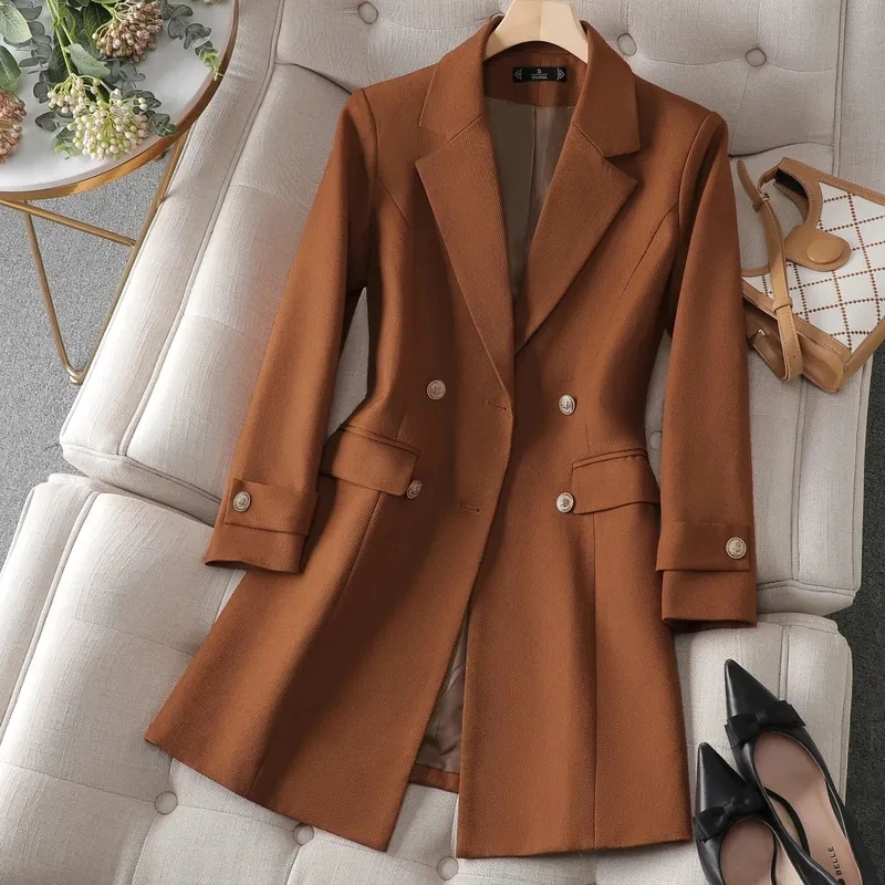 Outono inverno jaqueta feminin - Women Formal Wear Blazers avaliação e preço