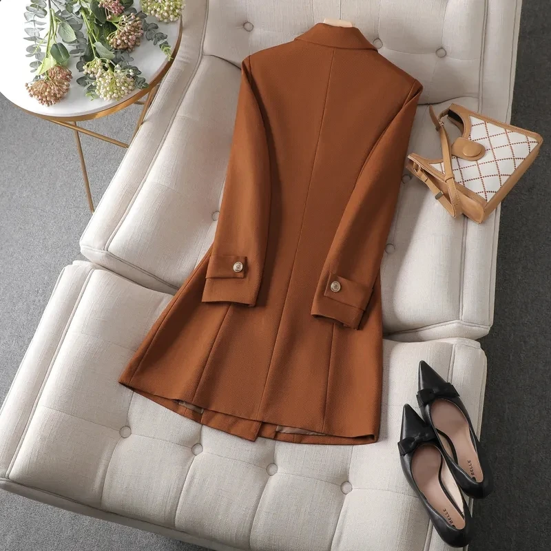 Outono inverno jaqueta feminin - Women Formal Wear Blazers avaliação e preço