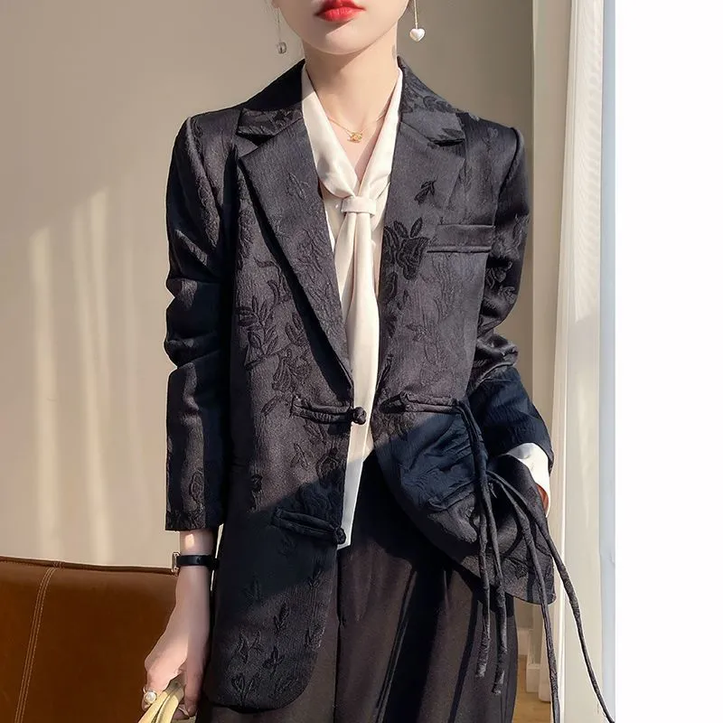 Blazer Feminino Branco Texturi - Women Formal Wear Blazers avaliação e preço