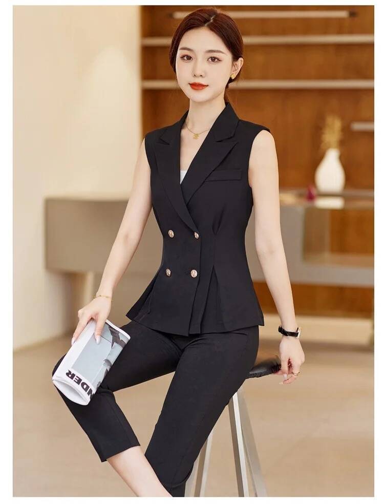 Conjunto de calças femininas e - Women'S Formal Wear Pantsuits avaliação e preço