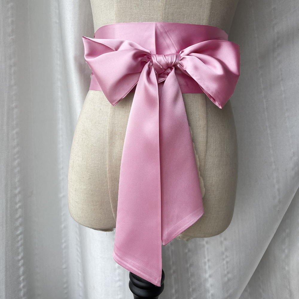 Cinto Largo com Laço para Mulh - Women Formal Wear With Tie avaliação e preço