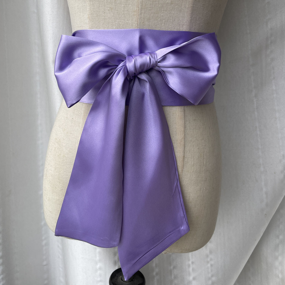 Cinto Largo com Laço para Mulh - Women Formal Wear With Tie avaliação e preço
