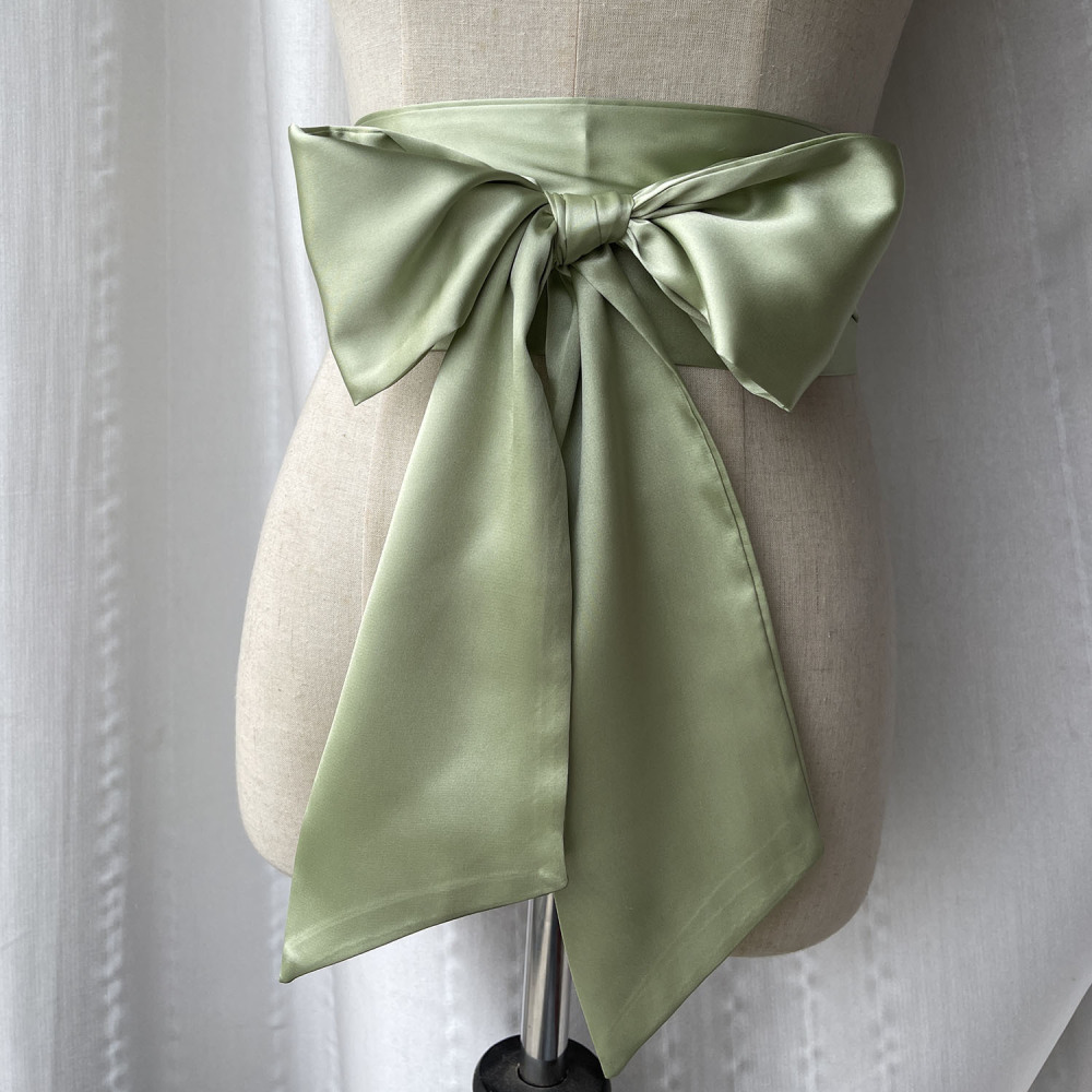 Cinto Largo com Laço para Mulh - Women Formal Wear With Tie avaliação e preço
