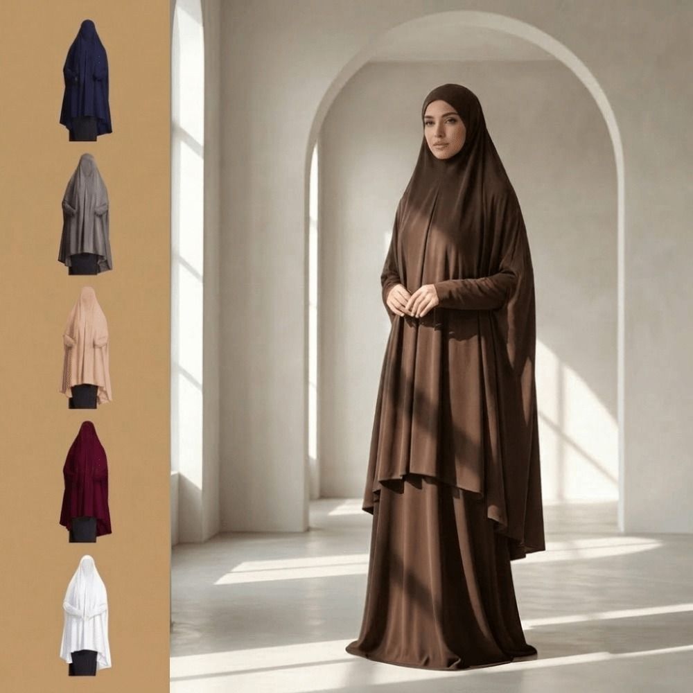 Caftan Muçulmano Liso, Abayas  - Women'S Formal Traditional Wear avaliação e preço