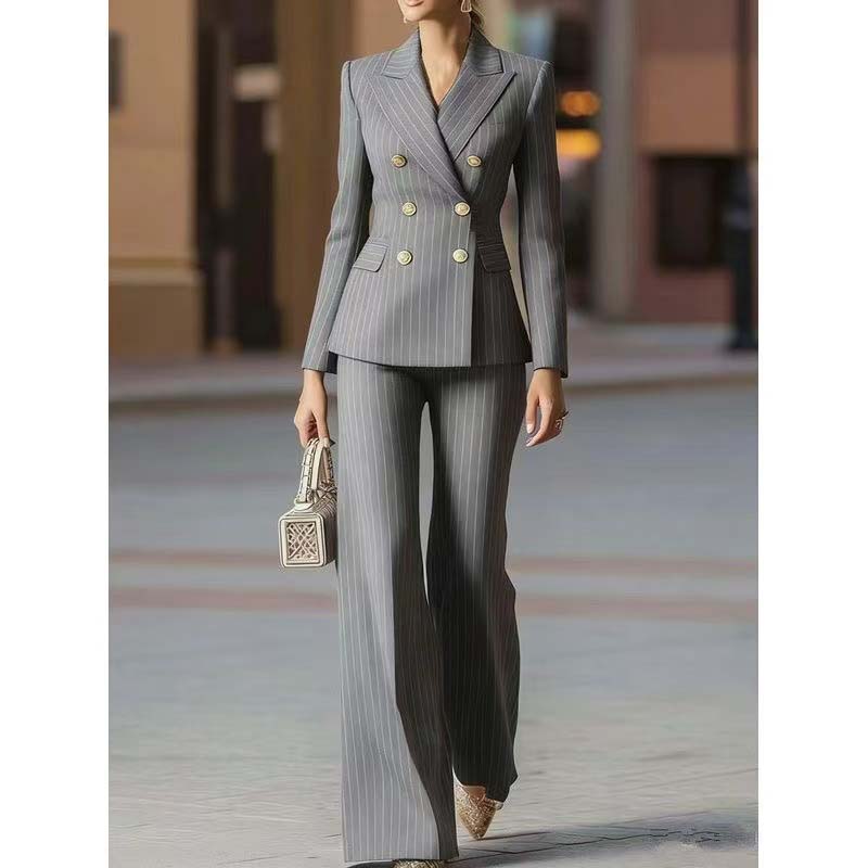 Conjunto de Calças de Outono p - Women Formal Wear Blazers avaliação e preço