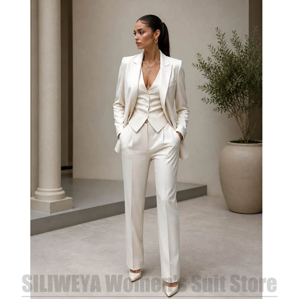 Conjunto feminino de 3 peças,  - Women Formal Wear Blazers avaliação e preço