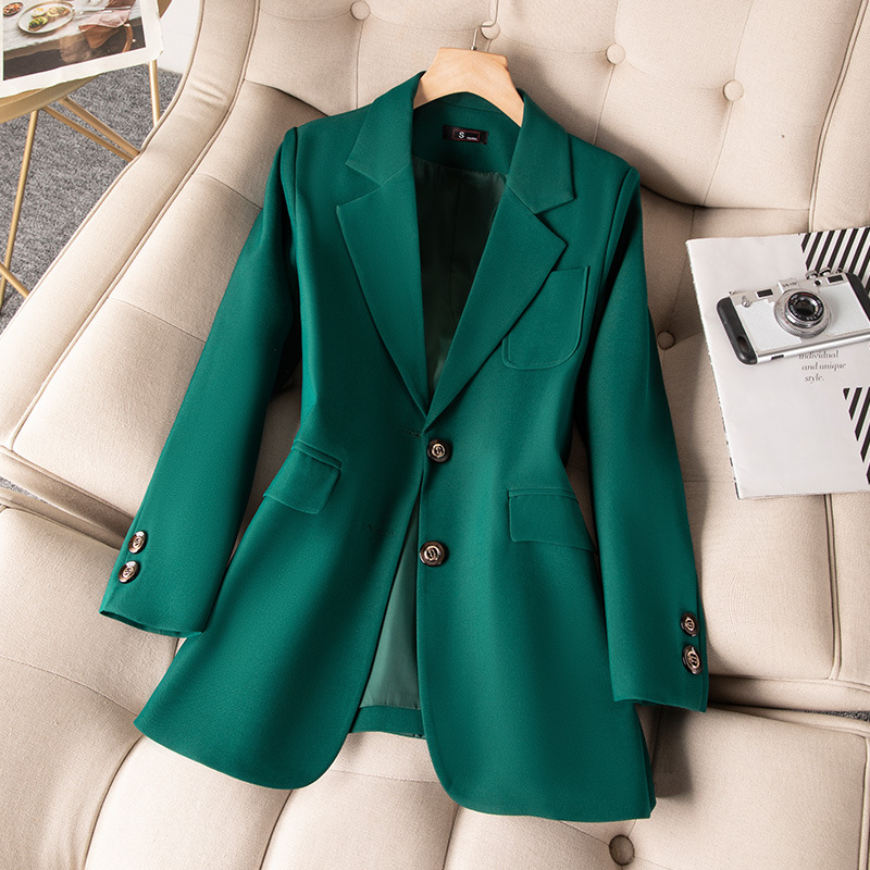 Azul preto verde feminino form - Women Formal Wear Blazers avaliação e preço